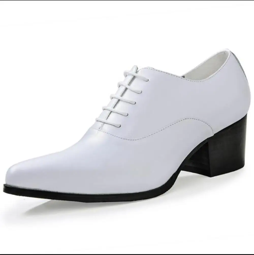Mens British Style Business Banquet Pointy Leather Shoes Simple Solid Color Mens Wedding Lace-up High Heel Shoes
Mens British Style Business Banquet Pointy Leather Shoes Simple Solid Color Mens Wedding Lace-up High Heel Shoes