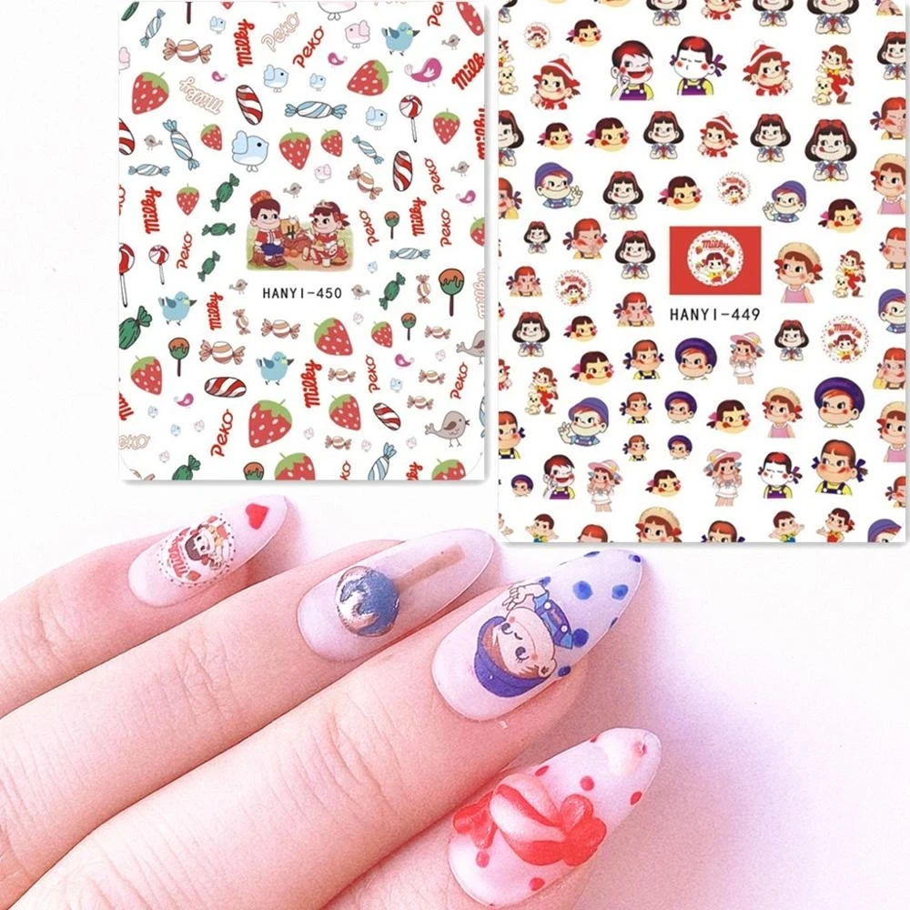 Newest Japanese Cartoon Strawberry Design Self Adhesive Decal Slider DIY Decoration Tools Nail Art Stickers HANYI 449 450
Newest Japanese Cartoon Strawberry Design Self Adhesive Decal Slider DIY Decoration Tools Nail Art Stickers HANYI 449 450