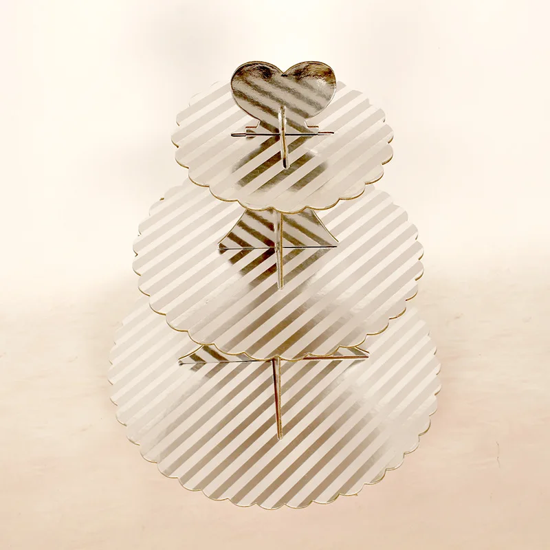 3-Layer Paper Bronzing Cake Stand Birthday Party Wedding Cake Decoration DIY Paper Craft Dessert Display Stand Cake Tools
3-Layer Paper Bronzing Cake Stand Birthday Party Wedding Cake Decoration DIY Paper Craft Dessert Display Stand Cake Tools
