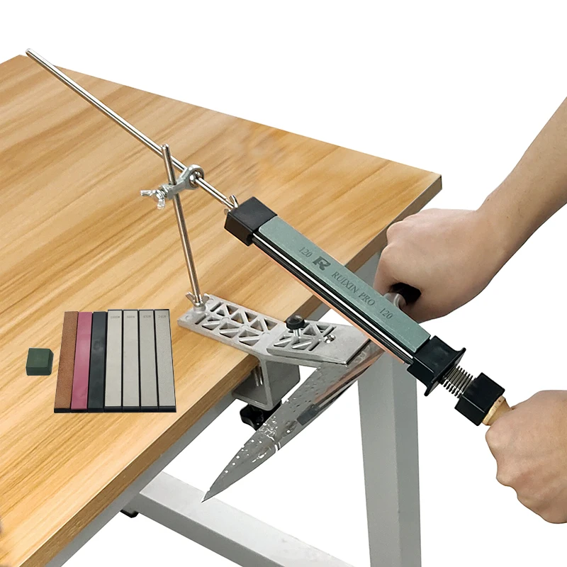 Professional sharpener fixed angle knife sharpener system sharpening stone sharpener Clip table Leather sharpening and polishing
Professional sharpener fixed angle knife sharpener system sharpening stone sharpener Clip table Leather sharpening and polishing