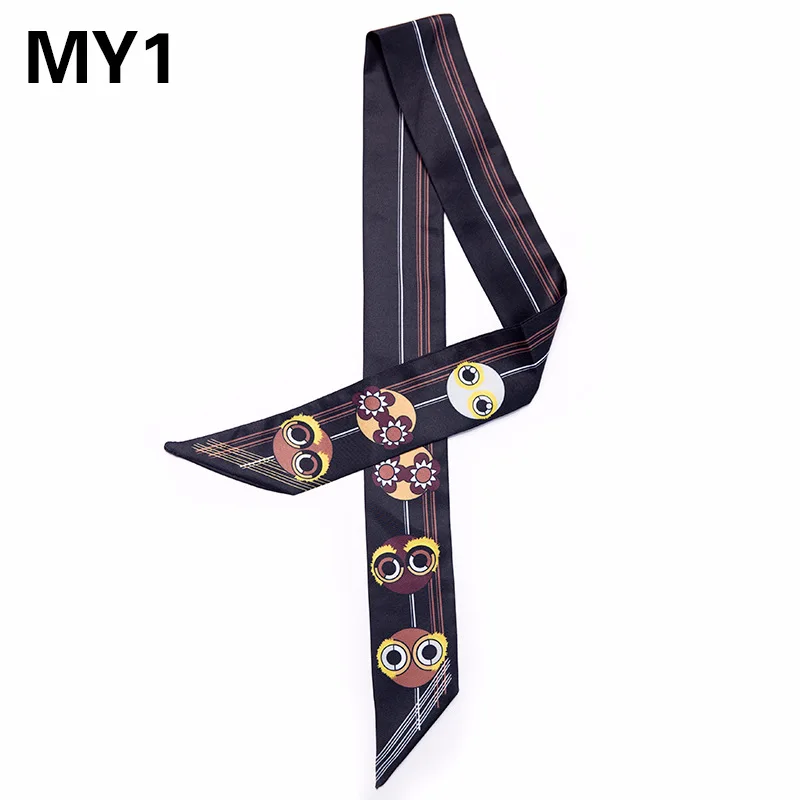 Fashion Skinny Bag Strap For Women Little Monster Glasses Print Ribbon Silk Scarf Headwear Long Wrap Hair Hand Accessories 
Fashion Skinny Bag Strap For Women Little Monster Glasses Print Ribbon Silk Scarf Headwear Long Wrap Hair Hand Accessories