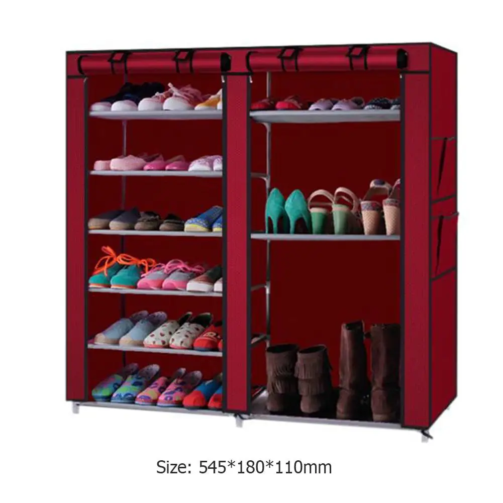 6 Rows 12 Grids Non-Woven Fabric Dustproof Shoe Rack Storage Organizer Shoe Cabinet Shelf Cabinet Shoe Organizer
6 Rows 12 Grids Non-Woven Fabric Dustproof Shoe Rack Storage Organizer Shoe Cabinet Shelf Cabinet Shoe Organizer