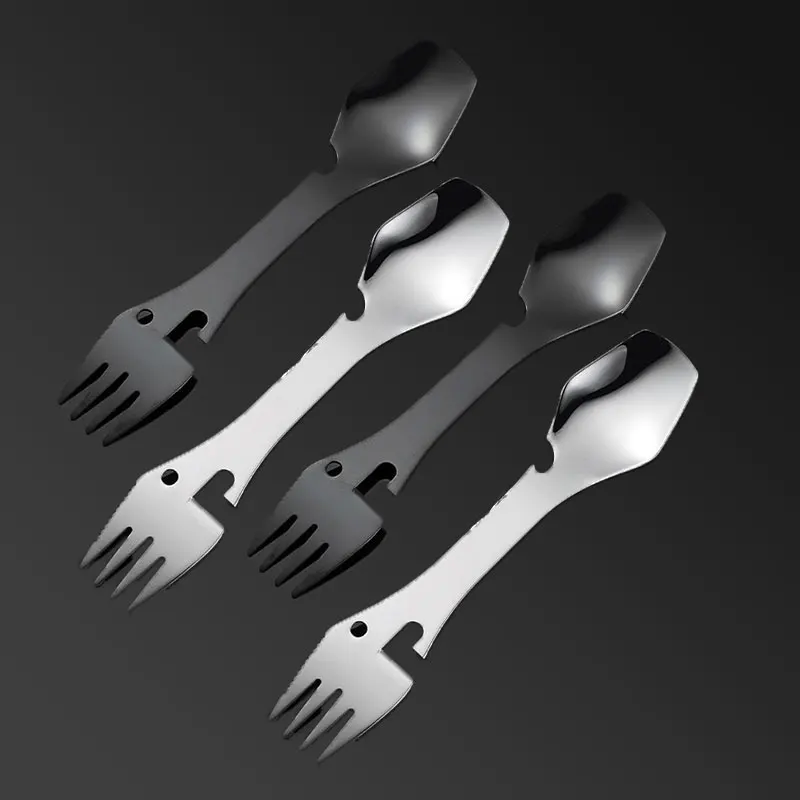 Kitchen Gadget Sets Cutlery Stainless Steel Dishes Cast Iron Set of Spoons and Forks Camping Tableware Fork for Hiking Spoon
Kitchen Gadget Sets Cutlery Stainless Steel Dishes Cast Iron Set of Spoons and Forks Camping Tableware Fork for Hiking Spoon
