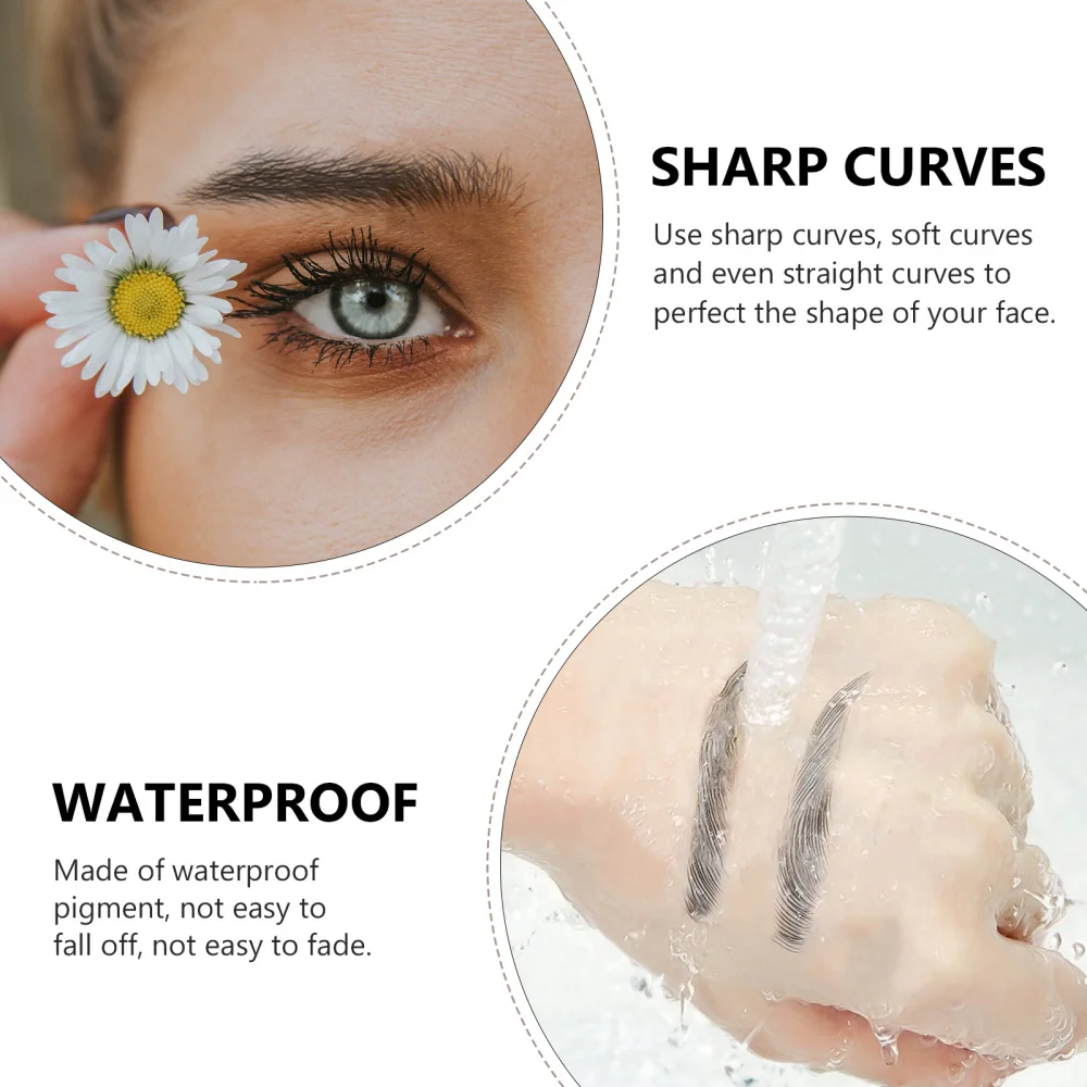 10Pcs Beauty Stickers Artificial Fake Eyebrows Grooming Stickers Black 
10Pcs Beauty Stickers Artificial Fake Eyebrows Grooming Stickers Black
