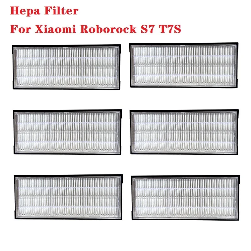 6/8Pcs HEPA Filter Compatible With Xiaomi Mijia For Xiaomi RoborockS7 T7S T7S Plus Vacuum Cleaner Parts Replacement Accessories 
6/8Pcs HEPA Filter Compatible With Xiaomi Mijia For Xiaomi RoborockS7 T7S T7S Plus Vacuum Cleaner Parts Replacement Accessories