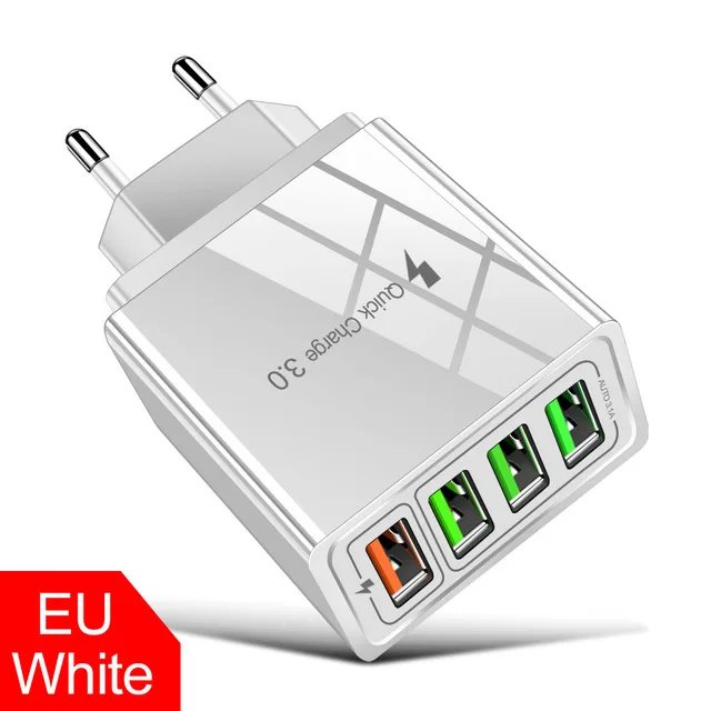4usb Multi-Port Charger European and American Mobile Phone Qc3.0 Travel Fast Charge Multiple Protection is for Xiaomi mi 9T
4usb Multi-Port Charger European and American Mobile Phone Qc3.0 Travel Fast Charge Multiple Protection is for Xiaomi mi 9T