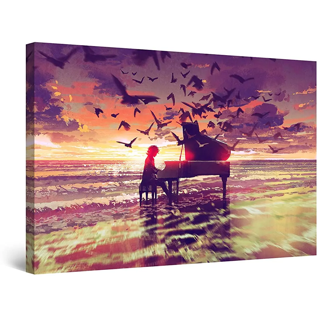 Startonight Canvas Wall Art Abstract Fantasy Piano on The Beach Painting Large Artwork Print for Living Room
Startonight Canvas Wall Art Abstract Fantasy Piano on The Beach Painting Large Artwork Print for Living Room
