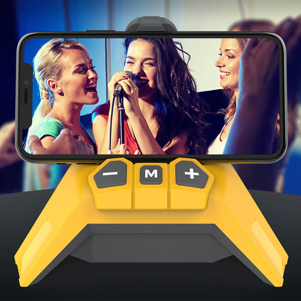 Mobile Phone Holder Bluetooth Speaker Wireless BT5.0 + EDR TWS Speakers 5000mAh Power Supply for iOS Android System Parlante 
Mobile Phone Holder Bluetooth Speaker Wireless BT5.0 + EDR TWS Speakers 5000mAh Power Supply for iOS Android System Parlante