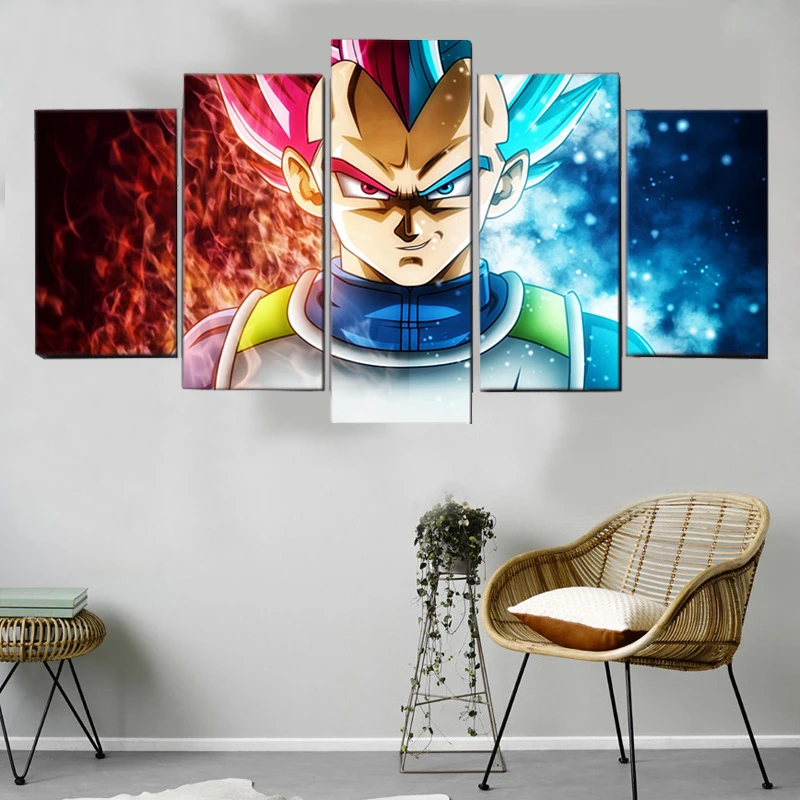 Vegeta Pictures Super 5 Pieces Japanese Anime Goku Poster Painting On Canvas Bedroom Wall Art Decoration Children Room Decor
Vegeta Pictures Super 5 Pieces Japanese Anime Goku Poster Painting On Canvas Bedroom Wall Art Decoration Children Room Decor