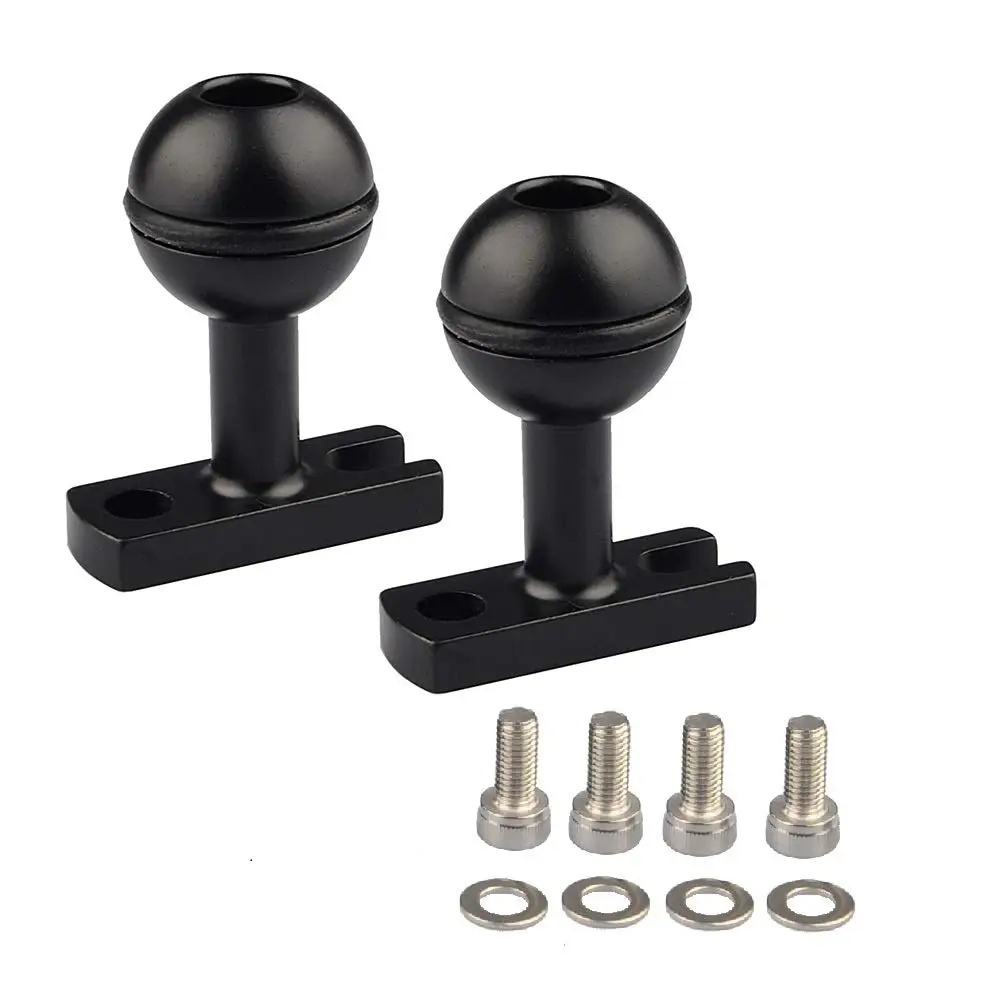 1" Ball Head Base Adapter Fixed for Underwater Housing Camera Tray Handle Arm System Diving Photography Accessories(2 Pack)
1" Ball Head Base Adapter Fixed for Underwater Housing Camera Tray Handle Arm System Diving Photography Accessories(2 Pack)