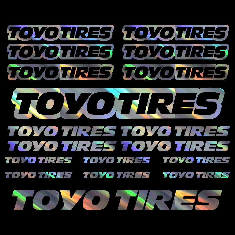 Fashion Classic Cover Scratches for Toyo Tires Decal Set Quality Vinyl Sticker Graphic Kit 18 Pieces 31CMX28CM
Fashion Classic Cover Scratches for Toyo Tires Decal Set Quality Vinyl Sticker Graphic Kit 18 Pieces 31CMX28CM