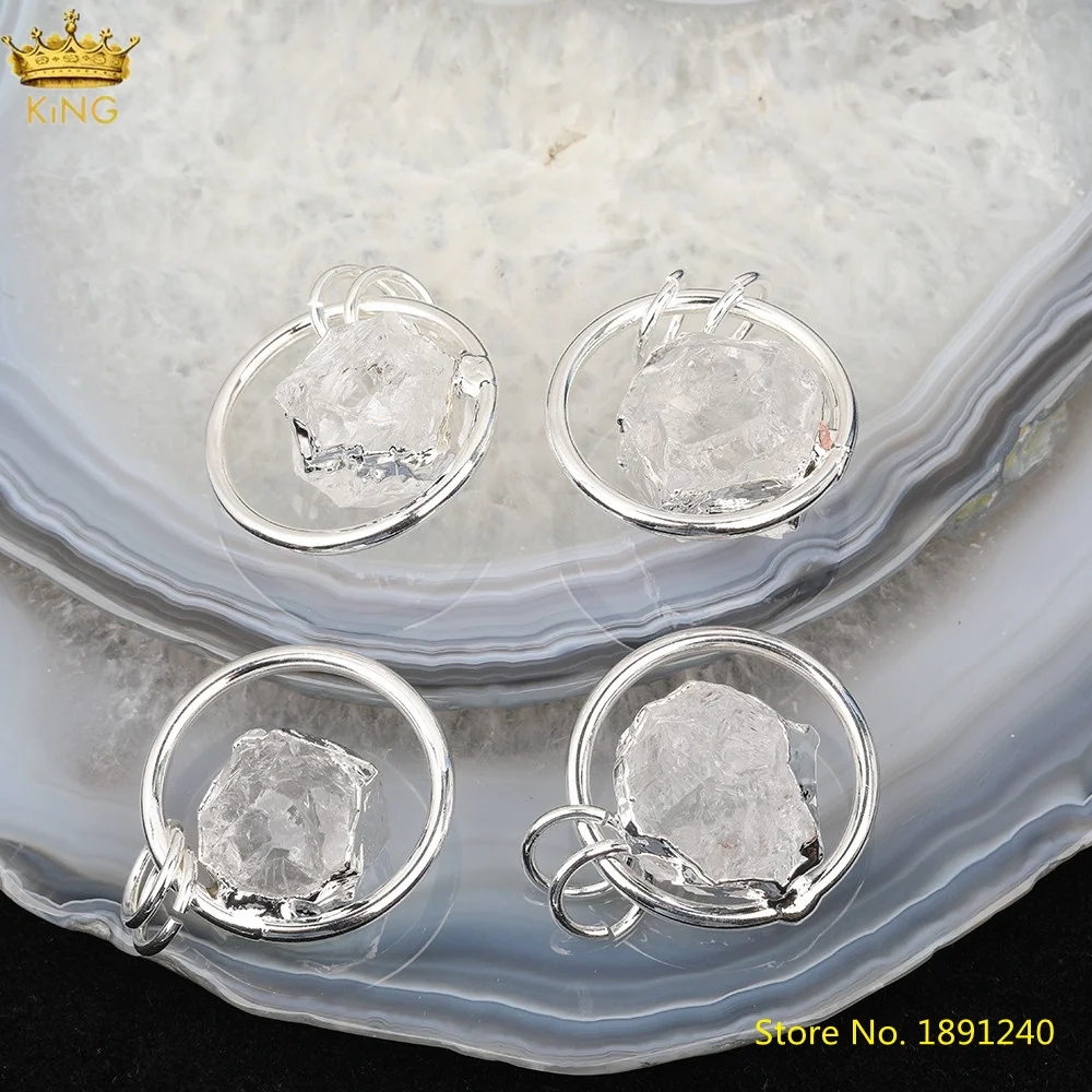 5pcs 30mm Natural White Quartz Chunky Beads Hoop Charms Pendant,Silvery Crystal Charms For Key Jewelry Accessories DSS-257KBAB
5pcs 30mm Natural White Quartz Chunky Beads Hoop Charms Pendant,Silvery Crystal Charms For Key Jewelry Accessories DSS-257KBAB