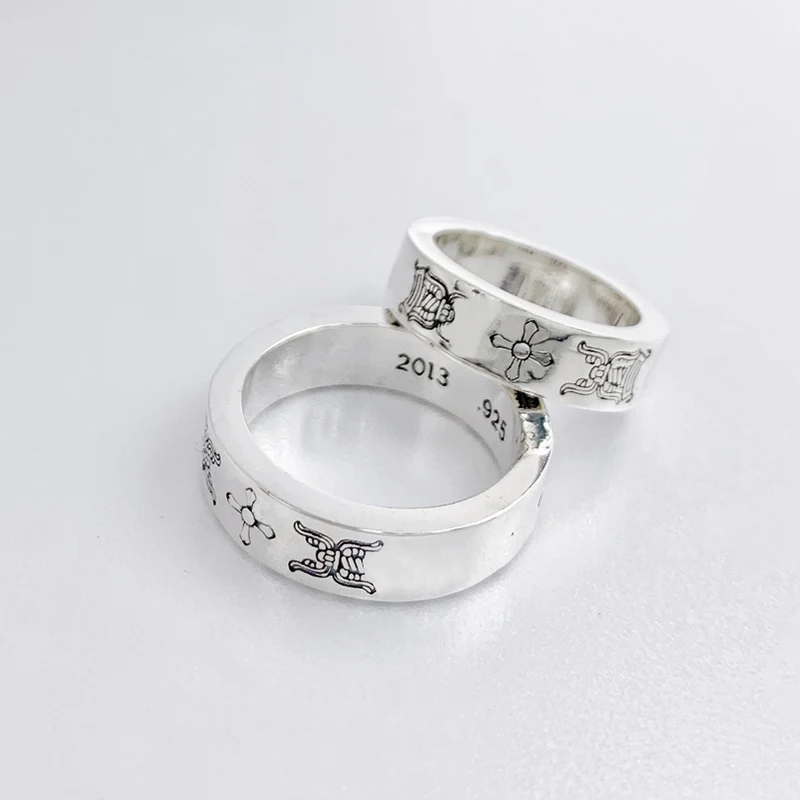 Real 925 Sterling Silver Ch Vintage Ring Men And Women Couple Trend Luxury Jewelry Gift 2021 Trend Cross
Real 925 Sterling Silver Ch Vintage Ring Men And Women Couple Trend Luxury Jewelry Gift 2021 Trend Cross