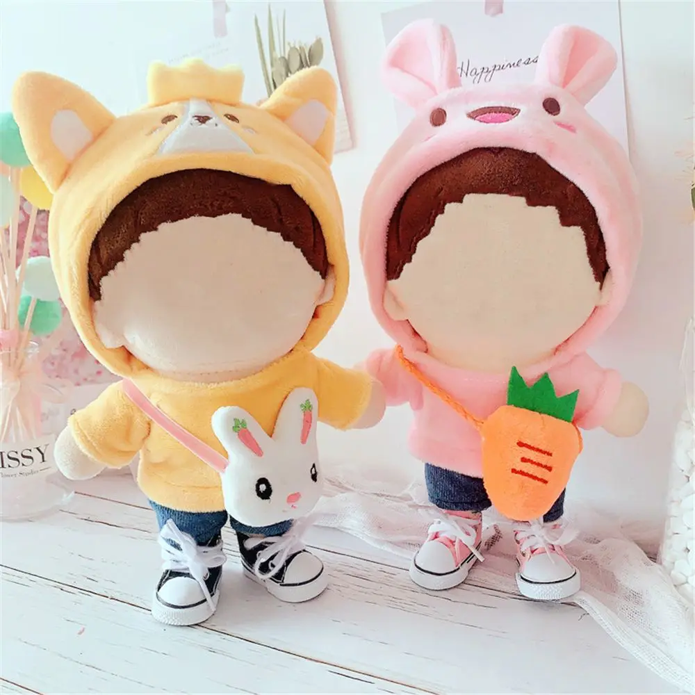 20CM Baby Doll Clothes Cute Plush Dolls Hoodies Pants Bag Handmade Korea Idol Doll Clothes Suit Toy Clothing Dolls Accessories
20CM Baby Doll Clothes Cute Plush Dolls Hoodies Pants Bag Handmade Korea Idol Doll Clothes Suit Toy Clothing Dolls Accessories