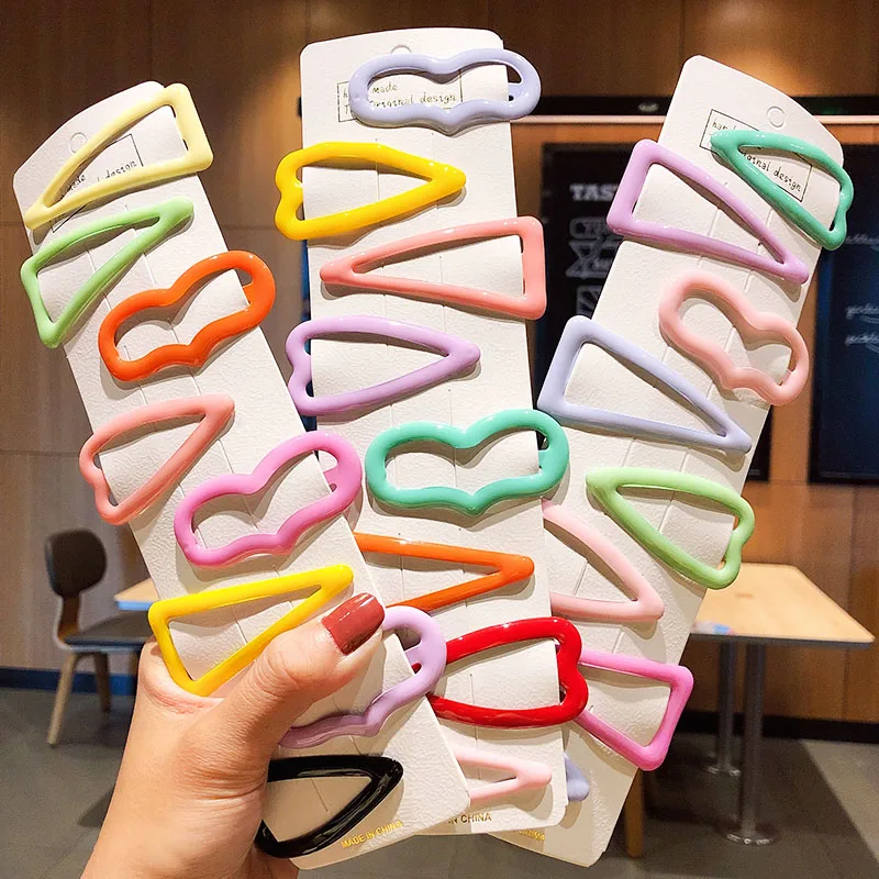 6PCS/Set New Women Girls Cute Colorful Heart Triangle Hairpins Sweet Hair Clips Barrettes Hair Ornament Fashion Hair Accessories
6PCS/Set New Women Girls Cute Colorful Heart Triangle Hairpins Sweet Hair Clips Barrettes Hair Ornament Fashion Hair Accessories
