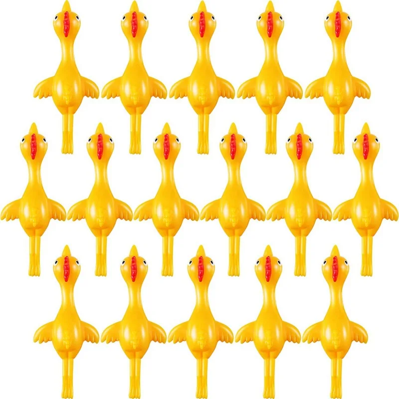 1pcs Novelty Catapulted Ejection Chicken Toy Light Rubber Finger Prank Flying Toy Slingshot Chicken Finger Toys Turkey Sticky
1pcs Novelty Catapulted Ejection Chicken Toy Light Rubber Finger Prank Flying Toy Slingshot Chicken Finger Toys Turkey Sticky