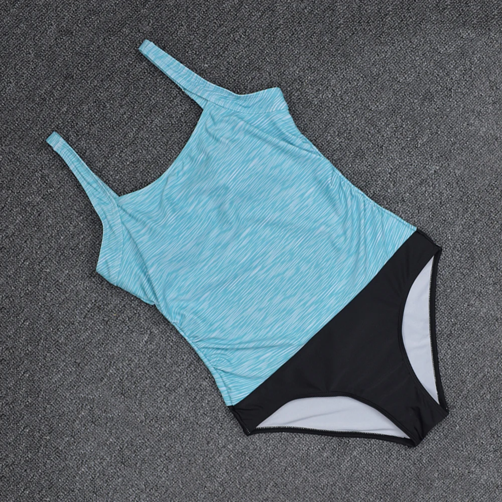 WTCandy One Piece Swimsuit Women Sport Summer Beach Bathing Suit XL Blue Black Swimwear Shape Swimming Wear 
WTCandy One Piece Swimsuit Women Sport Summer Beach Bathing Suit XL Blue Black Swimwear Shape Swimming Wear