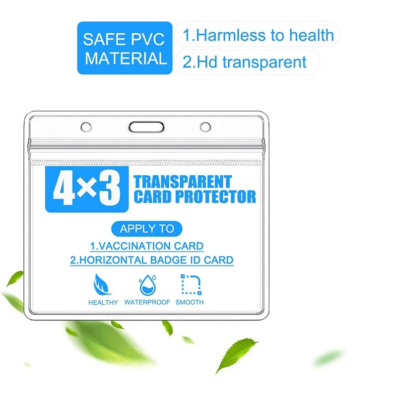 30 Pack CDC Card Protector, 4 x 3inch Immunization Record Vaccine, Plastic Clear ID Card Holder Name Tags Badge
30 Pack CDC Card Protector, 4 x 3inch Immunization Record Vaccine, Plastic Clear ID Card Holder Name Tags Badge