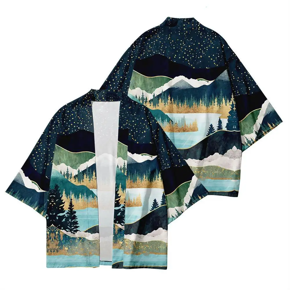 Kimono Man Japanese Clothes Yukata Male Samurai Costume Haori Obi Beach Men's Kimono Cardigan Japanese Street Dancewear Clothing
Kimono Man Japanese Clothes Yukata Male Samurai Costume Haori Obi Beach Men's Kimono Cardigan Japanese Street Dancewear Clothing