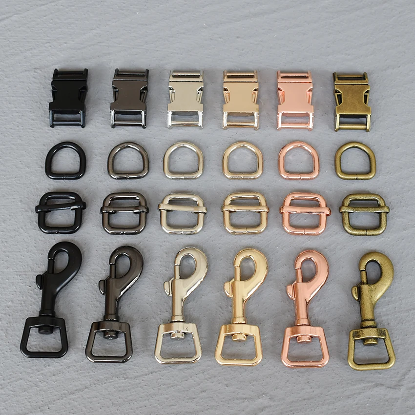 10 Sets 15/20/25/30mm Metal D Ring Adjuter Strap Buckle Slider Adjustment Buckle For Dog Collar Necklace Handmade Accessory 4s
10 Sets 15/20/25/30mm Metal D Ring Adjuter Strap Buckle Slider Adjustment Buckle For Dog Collar Necklace Handmade Accessory 4s