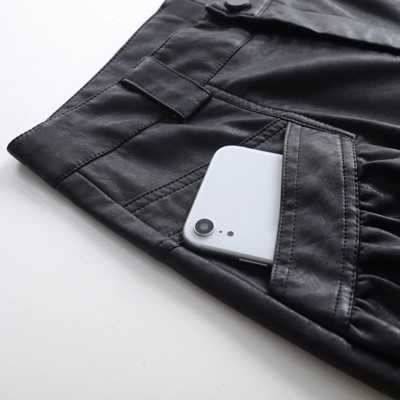 Faux Leather harem pants women's autumn winter new high waist loose PU leather pants wearing leather pants women trousers
Faux Leather harem pants women's autumn winter new high waist loose PU leather pants wearing leather pants women trousers