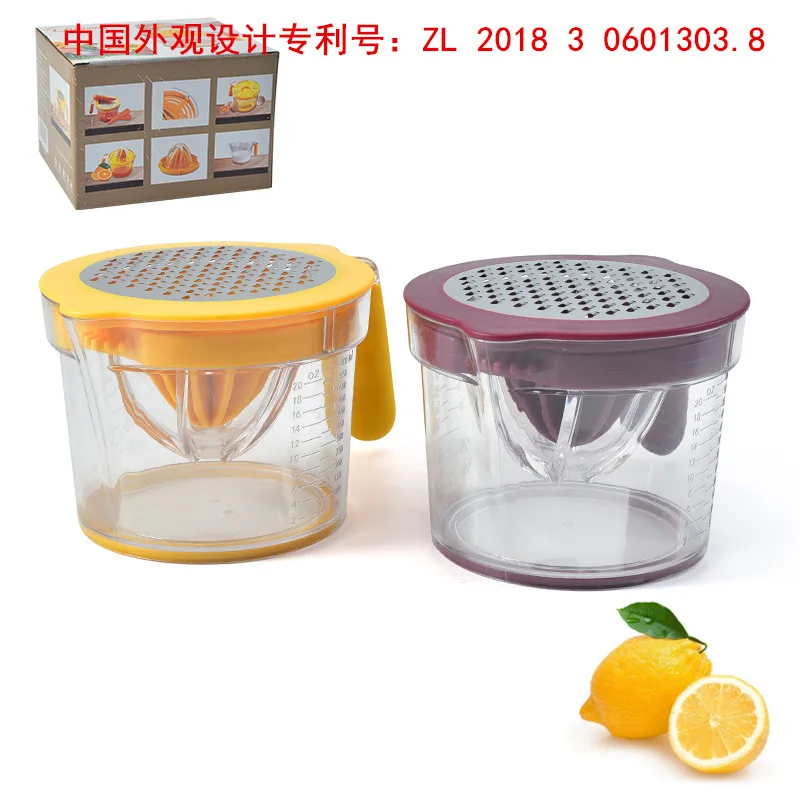 Fruit juicer kichen accessories Manual Juicer Multifunctional Lemon Squeezer Orange With Built-in Measuring Cup Vegetable
Fruit juicer kichen accessories Manual Juicer Multifunctional Lemon Squeezer Orange With Built-in Measuring Cup Vegetable