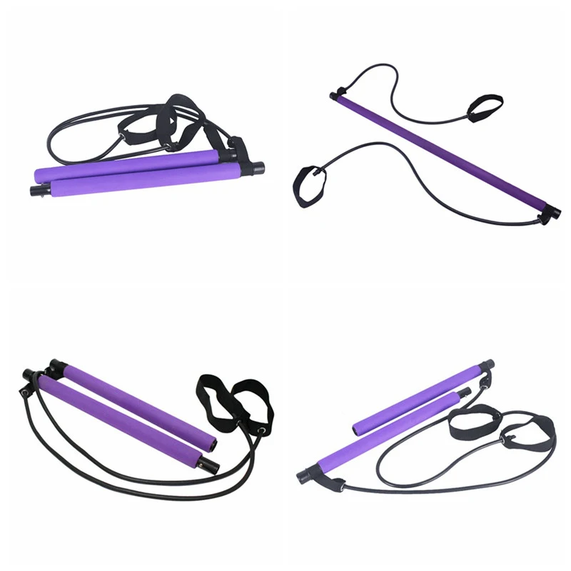 2Pack Pilates Bar Kit with Resistance Bands Yoga Pilates Stick Body Workout for Yoga Stretch Sit-Up Bar
2Pack Pilates Bar Kit with Resistance Bands Yoga Pilates Stick Body Workout for Yoga Stretch Sit-Up Bar