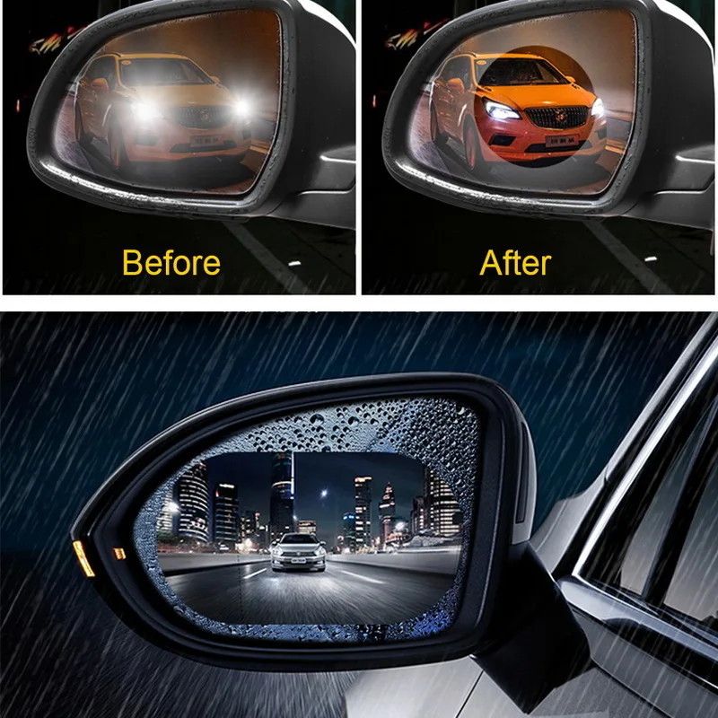 2 Pcs/Set Fog Car Sticker Car Mirror Window Clear Film Car Rearview Mirror Protective Film Waterproof Auto Sticker
2 Pcs/Set Fog Car Sticker Car Mirror Window Clear Film Car Rearview Mirror Protective Film Waterproof Auto Sticker