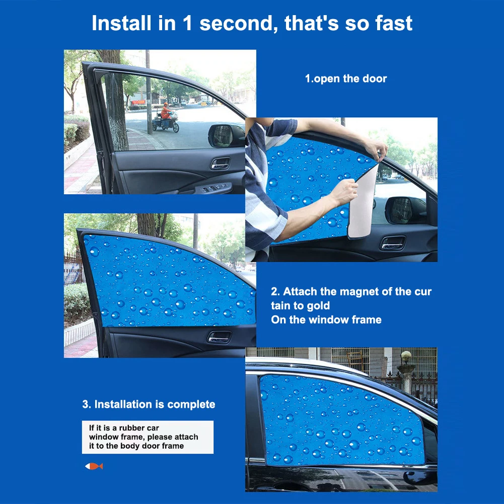 1pc Car Window Sunshade Front Rear Side Window Visor Cover Magnetic Uv Protection Sun Shade Universal Car Curtain Auto Parts
1pc Car Window Sunshade Front Rear Side Window Visor Cover Magnetic Uv Protection Sun Shade Universal Car Curtain Auto Parts