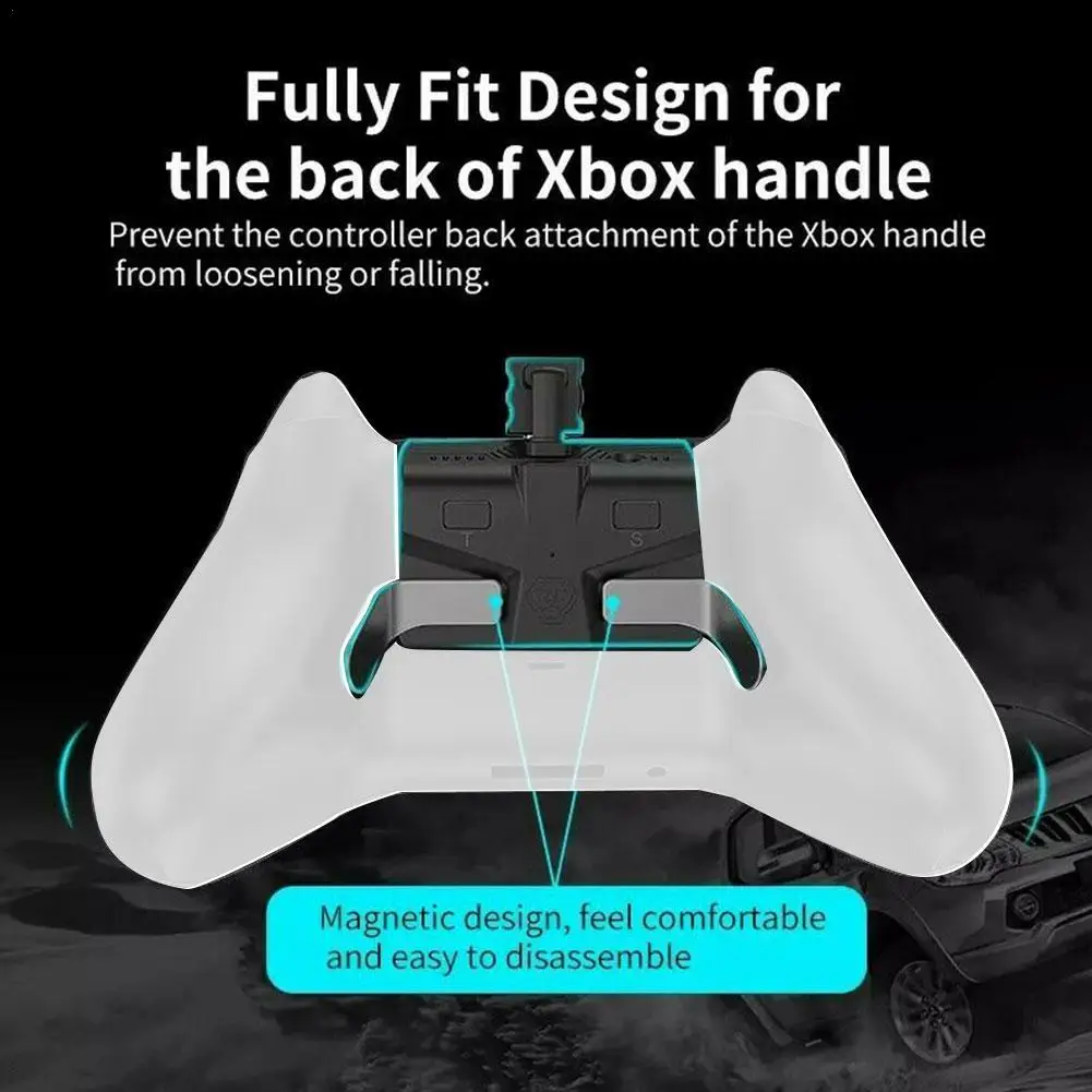 Replacement Extension Keys Controller Back Button Attachment With 3.5MM Headphone Jack for Xbox Series S X One Controller
Replacement Extension Keys Controller Back Button Attachment With 3.5MM Headphone Jack for Xbox Series S X One Controller