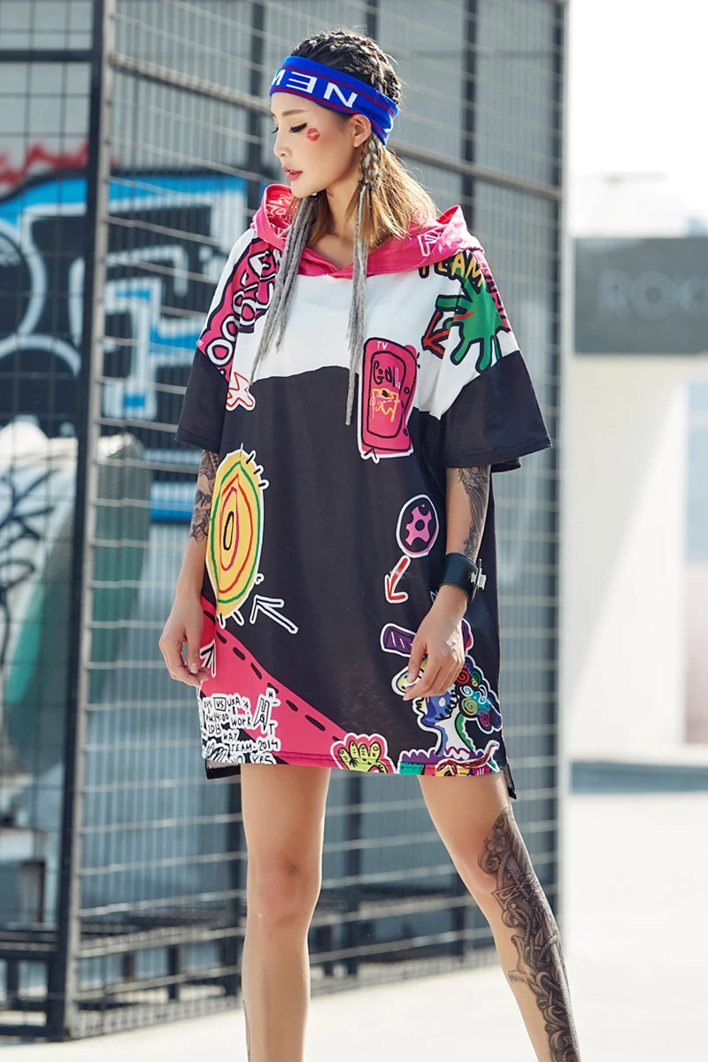 Fashion brand women's 2021 short-sleeved hooded t-shirt spring and summer new large size T-shirt skirt student jacket
Fashion brand women's 2021 short-sleeved hooded t-shirt spring and summer new large size T-shirt skirt student jacket