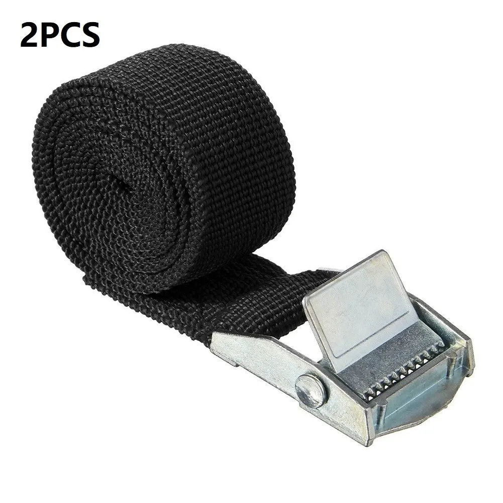 

2Pcs/set 1mx25mm Car Luggage Bag Cargo Lashing Strap Zinc Alloy Zinc Nylon Car Tension Rope Tie Down Strap Strong Ratchet Belt