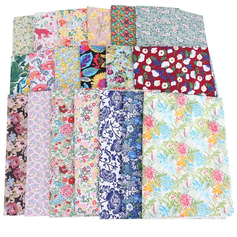 50x148CM Floral Prints Cotton Poplin Fabrics Sewing Patchwork Tissu for DIY Children Clothes Dolls Handmade Accessories by meter
50x148CM Floral Prints Cotton Poplin Fabrics Sewing Patchwork Tissu for DIY Children Clothes Dolls Handmade Accessories by meter