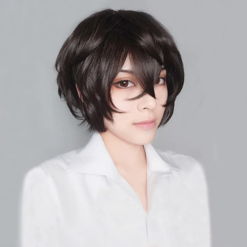 New Arrival Anime Bungo Stray Dogs Dazai Osamu Short Brown Curly Hair Heat Resistant Cosplay Costume Wig + Track + Cap
New Arrival Anime Bungo Stray Dogs Dazai Osamu Short Brown Curly Hair Heat Resistant Cosplay Costume Wig + Track + Cap
