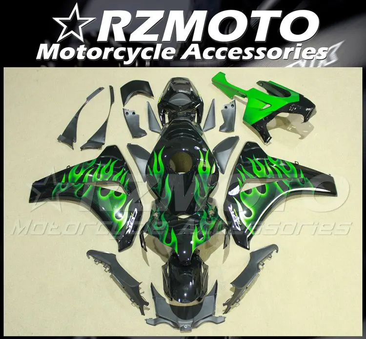 Injection Mold New ABS Whole Fairings Kit Fit for HONDA CBR1000RR 2008 2009 2010 2011 08 09 10 11 CBR1000 Bodywork Green Flame
Injection Mold New ABS Whole Fairings Kit Fit for HONDA CBR1000RR 2008 2009 2010 2011 08 09 10 11 CBR1000 Bodywork Green Flame