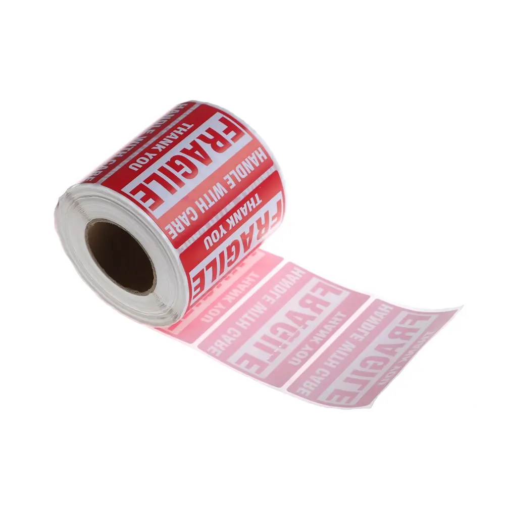 500Pcs/Roll Warning Sticker Fragile Shipping Mailing Handle With Care Stickers 51 mmx 76mm
500Pcs/Roll Warning Sticker Fragile Shipping Mailing Handle With Care Stickers 51 mmx 76mm