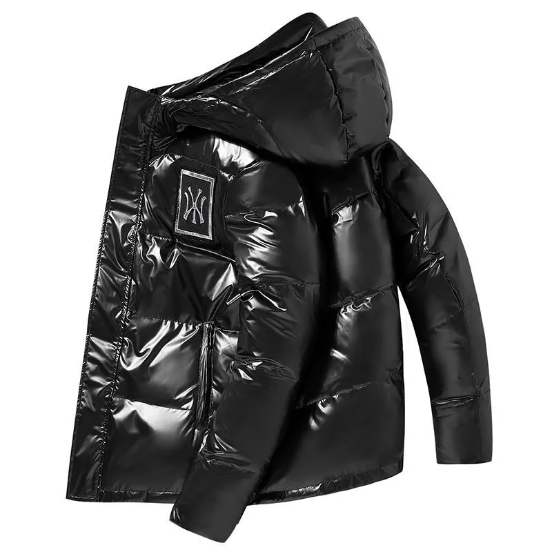 Thickening Winter New Men Fashion White Duck Down Jacket Korean Version Trend Jacket Bright Face Hooded Down Couple Jacket
Thickening Winter New Men Fashion White Duck Down Jacket Korean Version Trend Jacket Bright Face Hooded Down Couple Jacket
