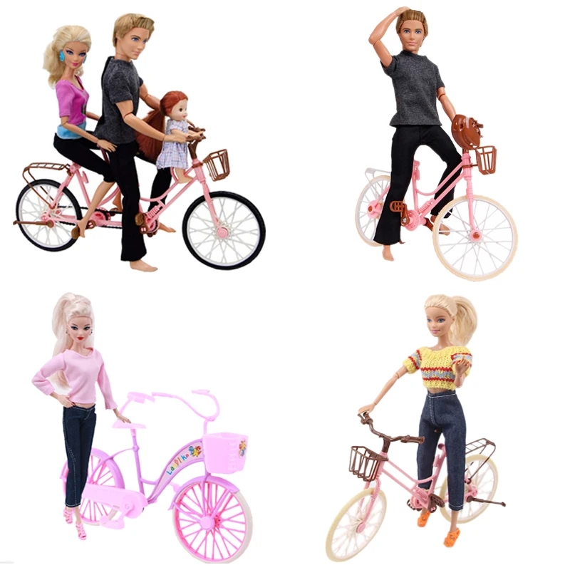 Mixed Style Doll Accessories Pink Green Plastic Bicycle Bike Outdoor Sports Toy for Barbies Doll Dollhouse Ken Kids Toys Set
Mixed Style Doll Accessories Pink Green Plastic Bicycle Bike Outdoor Sports Toy for Barbies Doll Dollhouse Ken Kids Toys Set