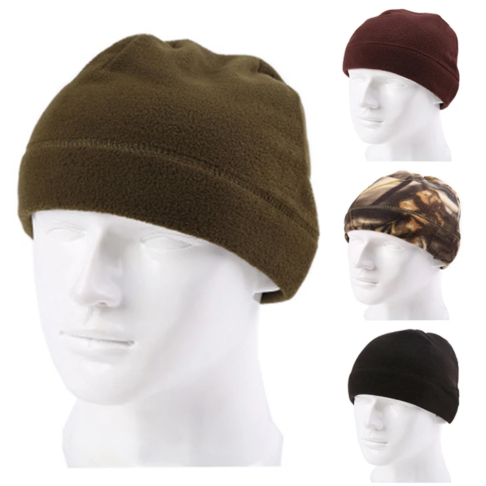 Ветрозащитная зимняя теплая тактическая шапка флисовые шляпы для мужчин мягкая