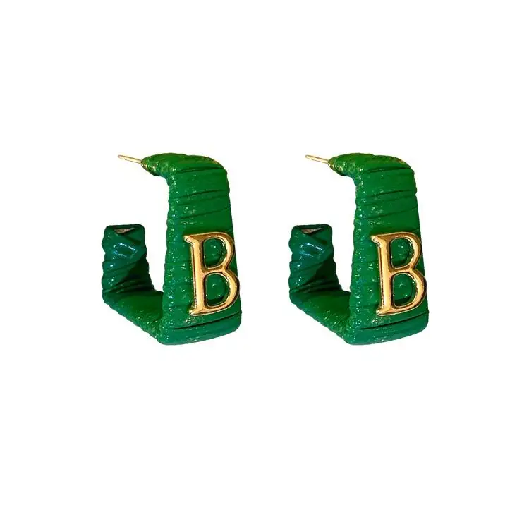 2021 New Geometric Square Vintage Pu Leather B Letter Hoop Earrings For Women Fashion Boucle oreille Femme
2021 New Geometric Square Vintage Pu Leather B Letter Hoop Earrings For Women Fashion Boucle oreille Femme