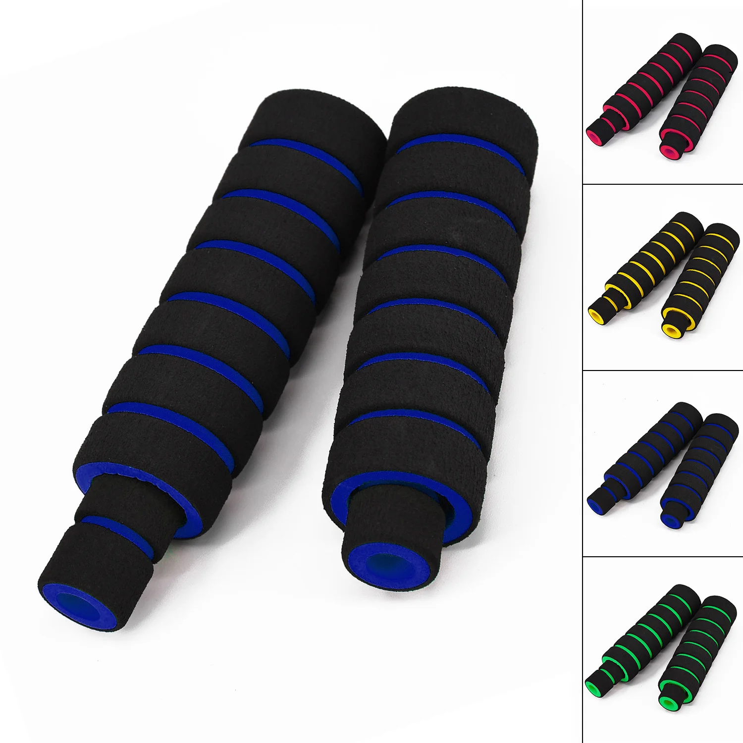 1 Pair Motorcycle Bike Cycling Handle Bar Grips 23mm + 1 Pair Brake Clutch Lever Soft Foam Cover 10mm
1 Pair Motorcycle Bike Cycling Handle Bar Grips 23mm + 1 Pair Brake Clutch Lever Soft Foam Cover 10mm