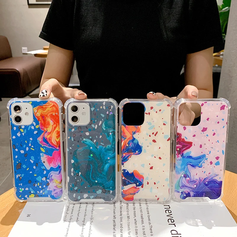 Luxury Fashion Bling Airbag Anti Fall Shockproof Phone Case For Apple iPhone 11 12 Pro Max 6 7 8 Plus SE 2020 x XR XS Max Cover
Luxury Fashion Bling Airbag Anti Fall Shockproof Phone Case For Apple iPhone 11 12 Pro Max 6 7 8 Plus SE 2020 x XR XS Max Cover