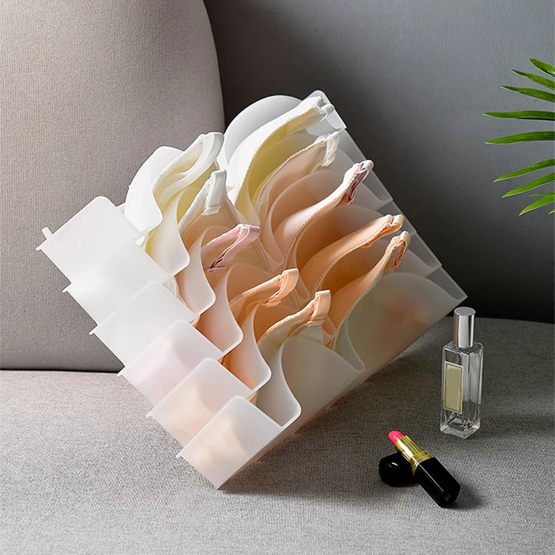 6Pcs/Set Underwear Boxes Stable Stackable Bra Clothes Storage Rack Wardrobe Drawer Divider Finishing Combination Bra Organizer
6Pcs/Set Underwear Boxes Stable Stackable Bra Clothes Storage Rack Wardrobe Drawer Divider Finishing Combination Bra Organizer