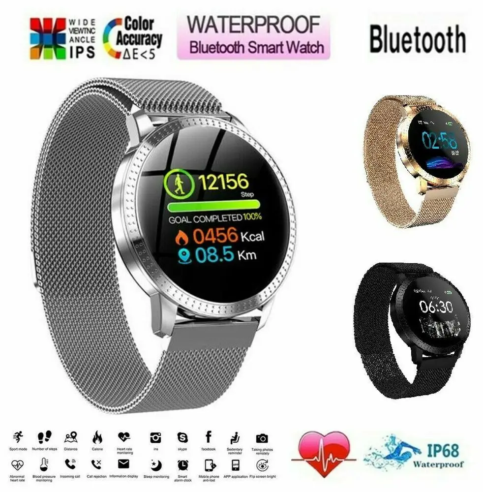 Waterproof Smart Watch Heart Rate Bracelet Women Gift For iPhone Android Samsung
Waterproof Smart Watch Heart Rate Bracelet Women Gift For iPhone Android Samsung