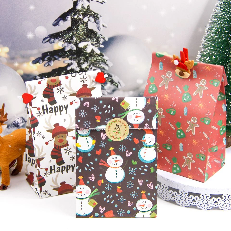 6PCS Santa Claus/Snowflakes/Tree Candy Gift Bags Snowman Merry Christmas Guests Packaging Gifts Christmas Party Supplies
6PCS Santa Claus/Snowflakes/Tree Candy Gift Bags Snowman Merry Christmas Guests Packaging Gifts Christmas Party Supplies