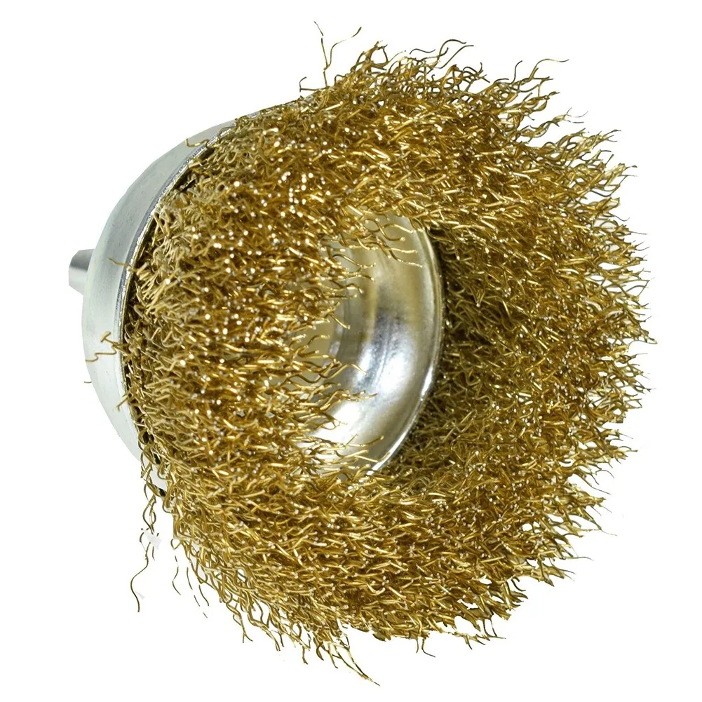 3pcs 65mm Wire Cup Brush For Drills Steel Brass Coated Rust Paint Remover Tool 2.56\" Wire Brushes For Commercial
3pcs 65mm Wire Cup Brush For Drills Steel Brass Coated Rust Paint Remover Tool 2.56\" Wire Brushes For Commercial