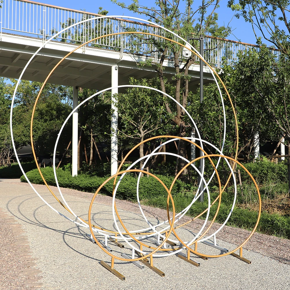 Wedding Arch Metal Round Balloon Background Arch Frame Bracket Wedding Birthday Party Background Decoration Flower with Frame
Wedding Arch Metal Round Balloon Background Arch Frame Bracket Wedding Birthday Party Background Decoration Flower with Frame