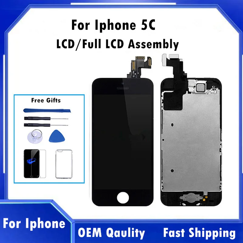 Полный ЖК-дисплей, сенсорный экран для iPhone 5C, полная сборка, ЖК-экран для iphone 5c, полная замена дигитайзера с фронтальной камерой
Полный ЖК-дисплей, сенсорный экран для iPhone 5C, полная сборка, ЖК-экран для iphone 5c, полная замена дигитайзера с фронтальной камерой