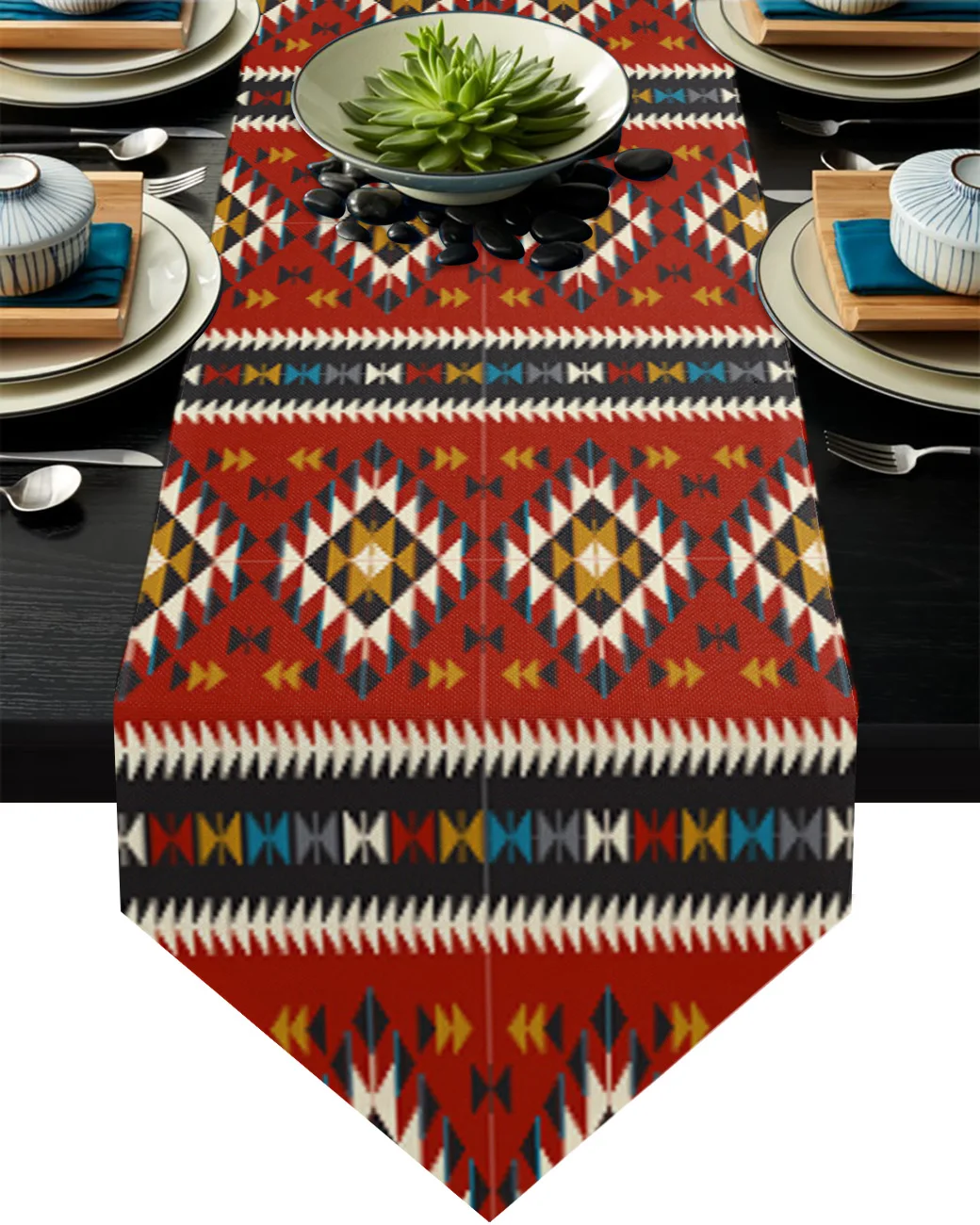 Diamond Lattice Ethnic Geometry Table Runner Christmas Decorations for Home Table Cloth for Wedding Party Home Decor
Diamond Lattice Ethnic Geometry Table Runner Christmas Decorations for Home Table Cloth for Wedding Party Home Decor