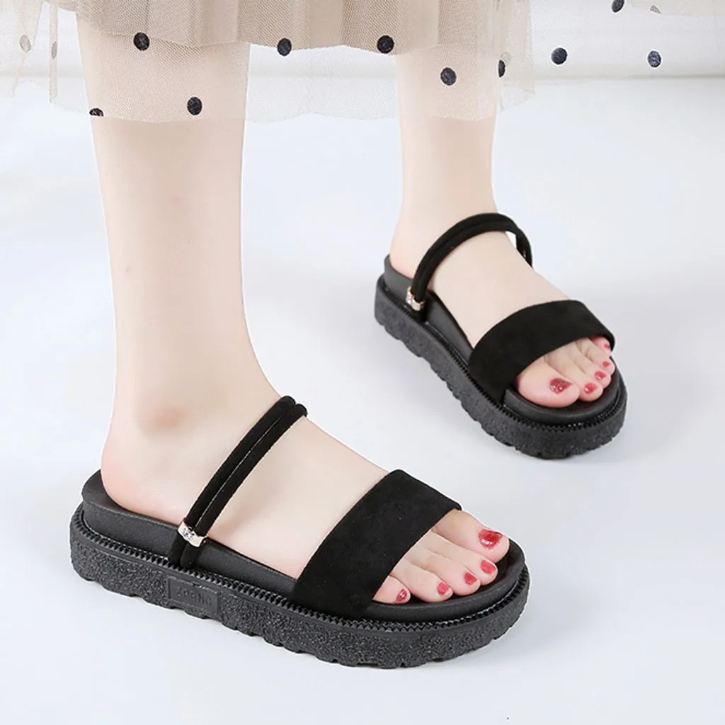 Ladies Shoes Women Wild Rome beach sandals comfortable soft-soled flat shoes two wear thick slippers Peep Toe Pumps Shoes
Ladies Shoes Women Wild Rome beach sandals comfortable soft-soled flat shoes two wear thick slippers Peep Toe Pumps Shoes